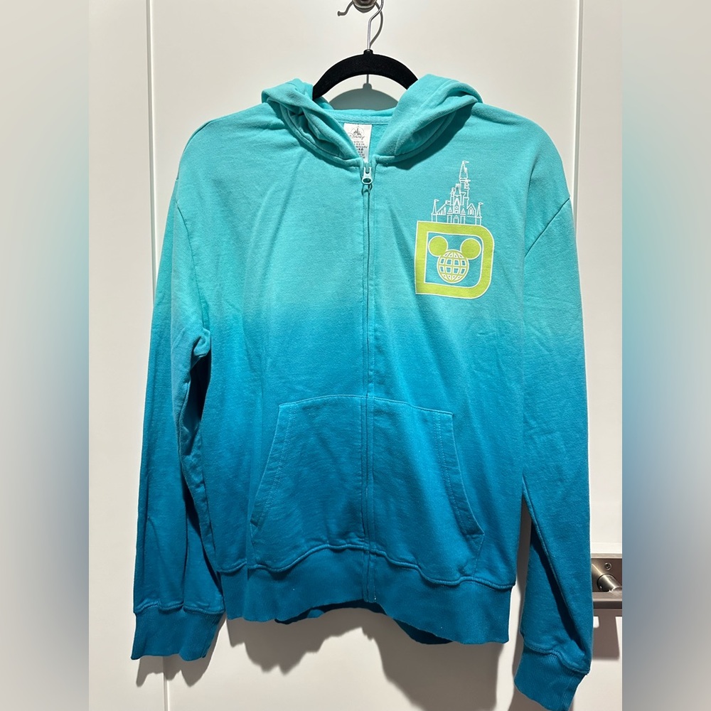 Official Walt Disney World Resorts ombré zip-up hoodie - fits kids/womens